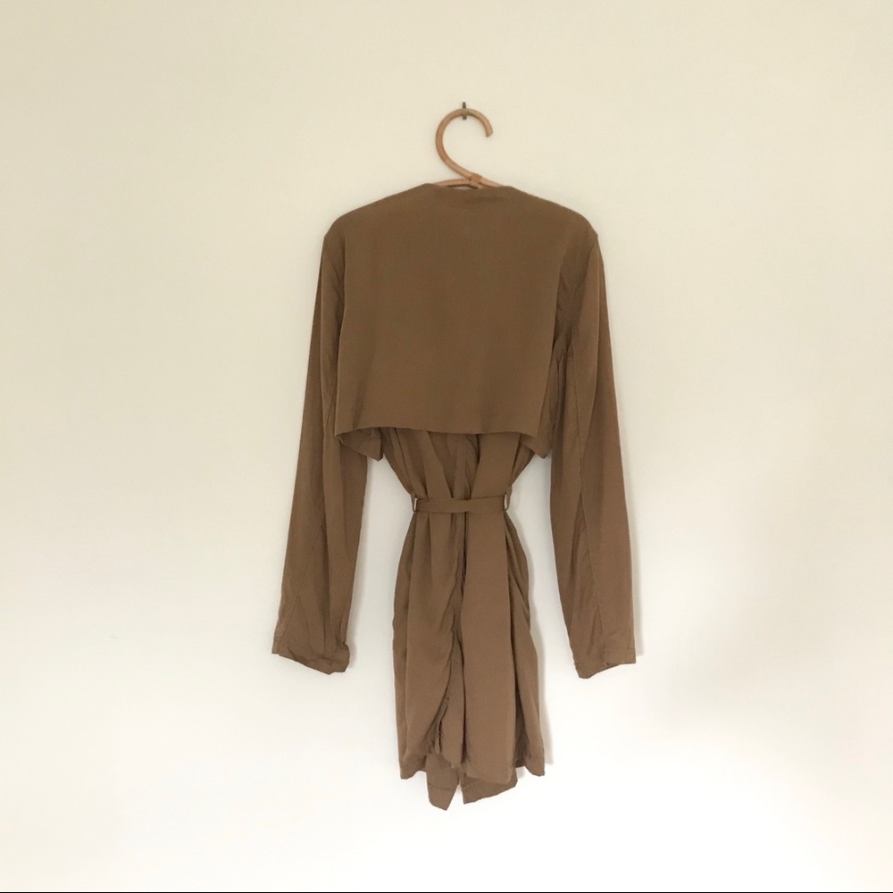 Lightweight Caramel Duster Jacket - image 4